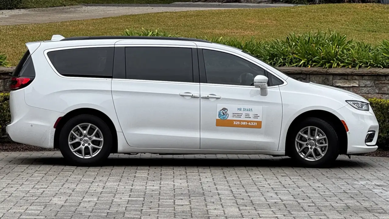Mr. Shark Appliance Repair service van